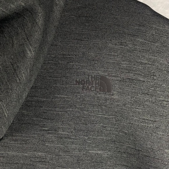 North Face Sweatshirt Women Large Gray Cozy Slacker Full Zip Fleece Lined Hooded - Picture 9 of 11